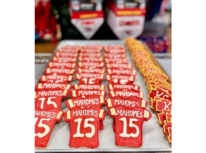 Sports Season Cookies Arrowhead Packaged