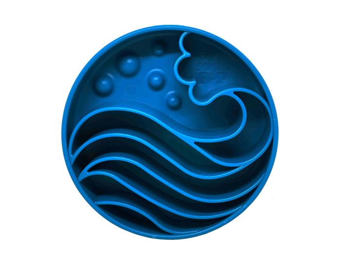 Wave Design eBowl Enrichment Slow Feeder Bowl for Dogs