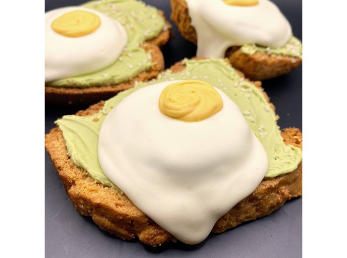 "Avocado" Toast w/ "Fried Egg"