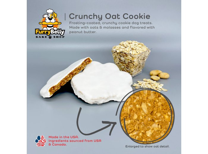 Birthday Bone Crunchy Oat Cookie ColorPink