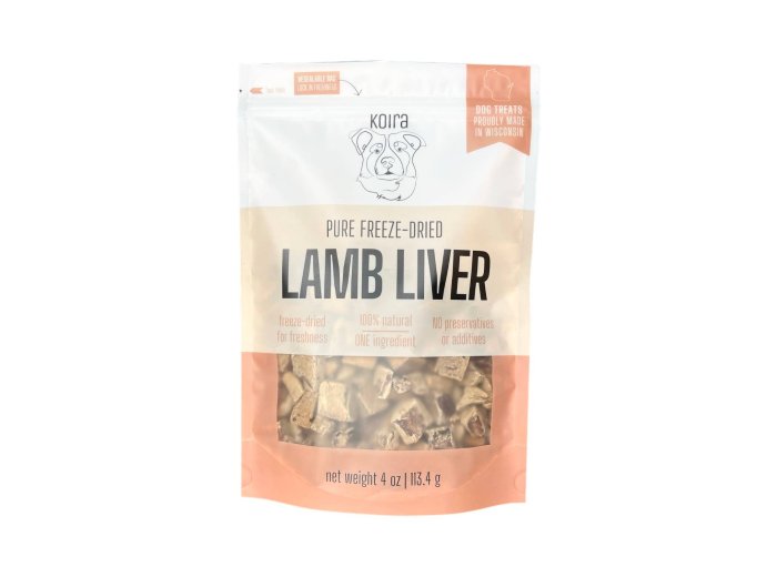 Freeze-dried Lamb Liver Dog Treats