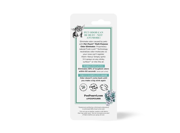 Pet~Pourri Pawsitively Fresh Air+Fabric Odor Refresher 1.4oz