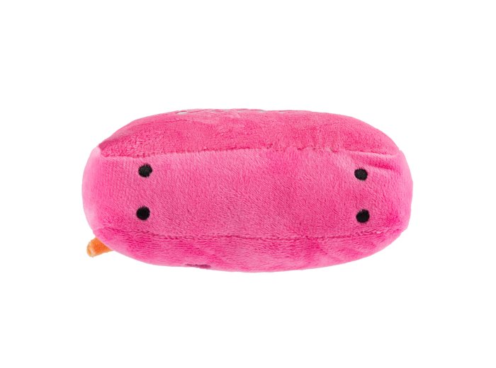 Barkin Bag - *CHIC DOGGIE* Pink w/ Scarf Squeaker Dog Toy Small / Mini