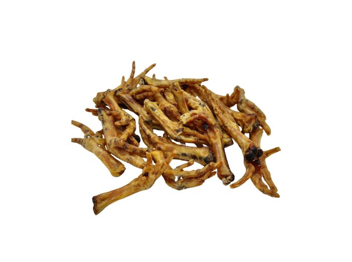 All-Natural Premium Chicken Feet Dog Treats (25/case)