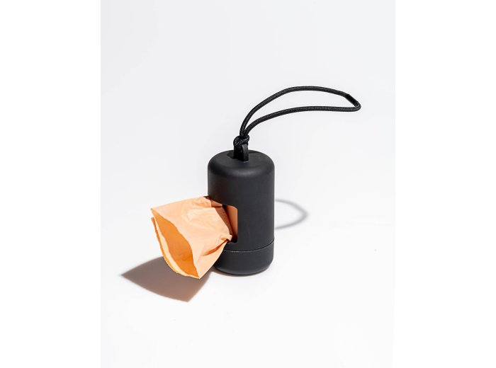 Poop Bag Carrier Dispenser for Pets & Dogs Black