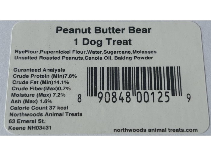 Display Crate REFILL, (no crate), 36 Cookies -Peanut Butter