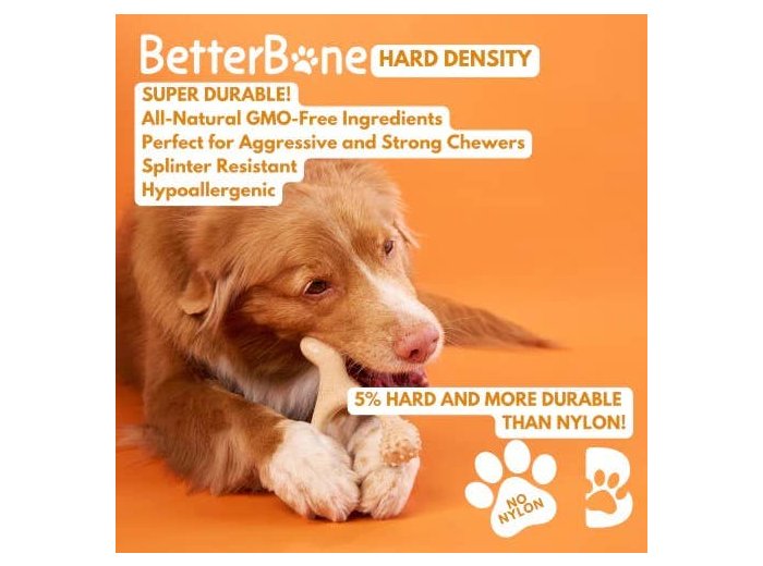 BetterBone Hard Classic Dog Chew Toy Large
