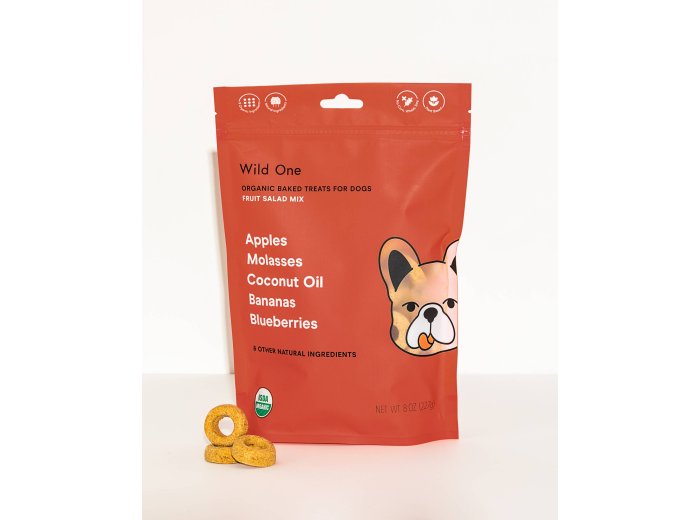 Organic Fruit Salad Vegan Baked Dog Treats