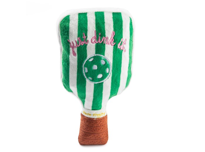 Green Stripe Pickleball Paddle by Haute Diggity Dog