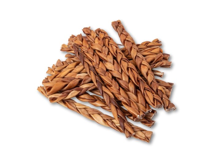 Braided Collagen Stick Dog Treats - 12" Standard (25/case)