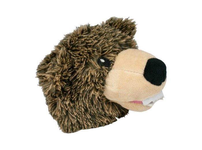 2-in-1 Grizzly Fetch Ball Dog Toy