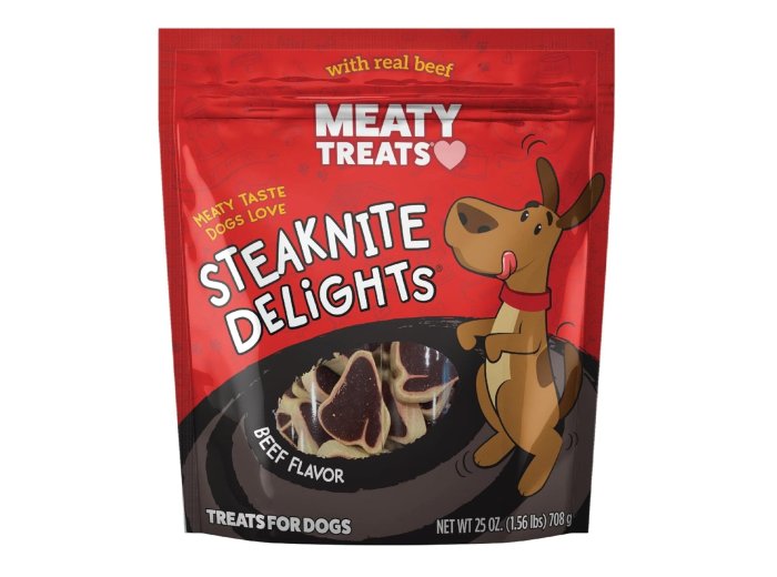 Meaty Treats Steaknite Delights Beef 25oz.