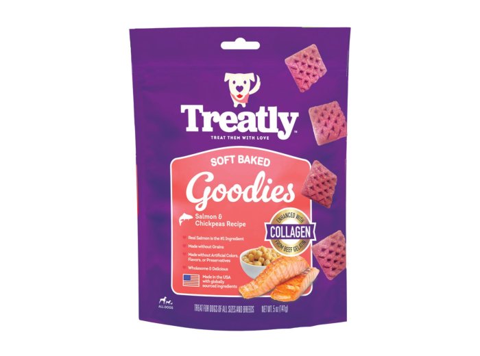 Treatly Soft Baked Goodies Dog Treats Salmon & Chickpeas, 1ea/5oz.