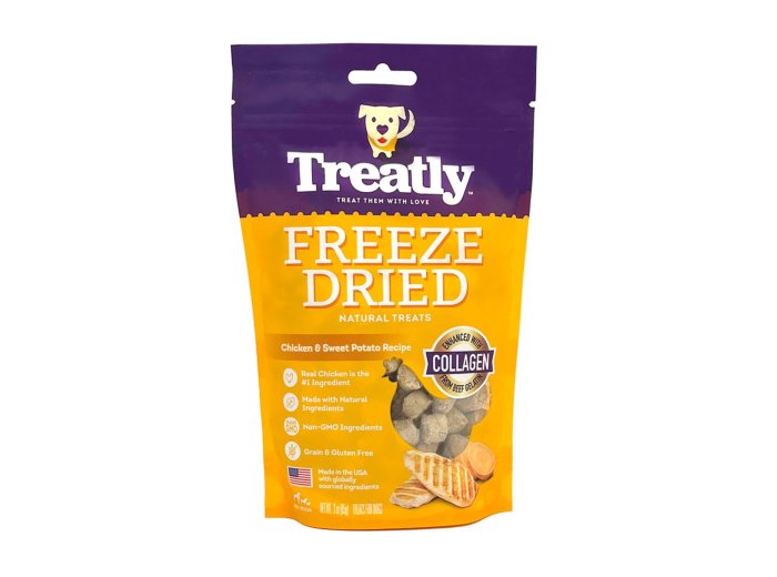 Treatly Freeze Dried Dog Treats Chicken & Sweet Potato, 1ea/3oz.