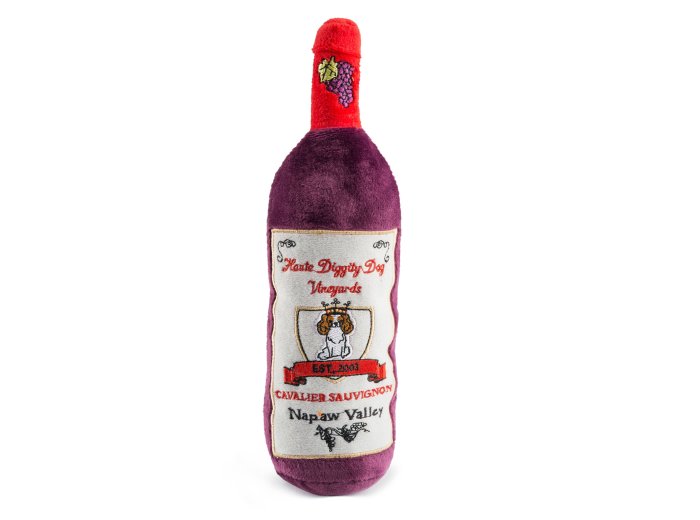 Cavalier Sauvignon Toy Squeaker Dog Toy