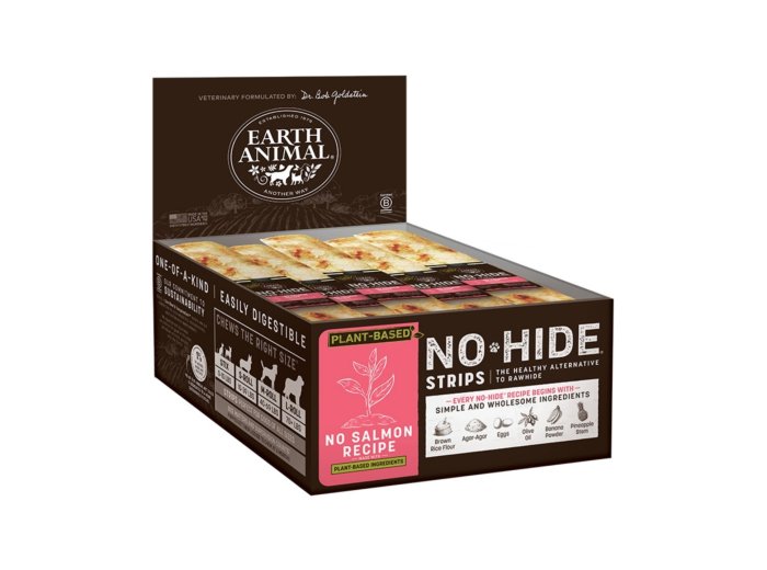 Earth Animal Dog No Hide Strips No Salmon 60 Count