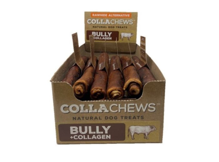 Collachews Collagen Roll PDQ Display Bully 9in. 20 Count