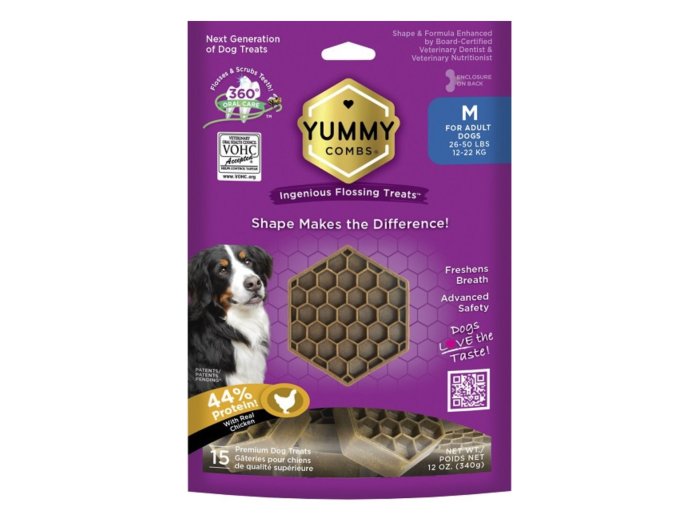 Yummy Combs D 12Oz/8 Dental Medium