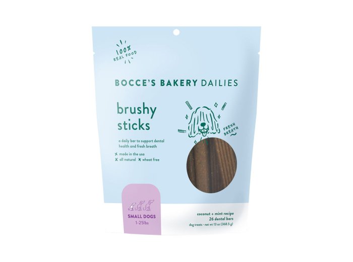 Bocces Dog Brushy Sticks Small 13oz.