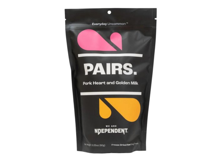 Ndependent Dog Pairs Freeze-Dried Pork With Milk 3.25oz.