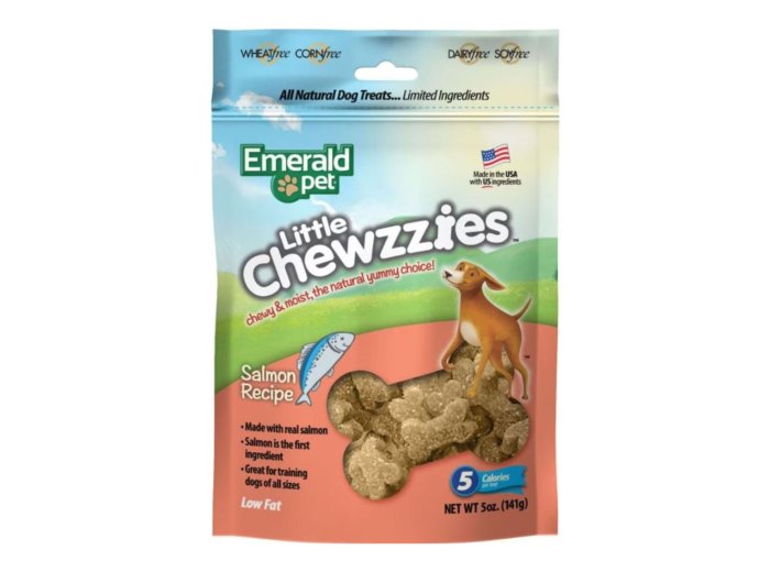 Emerald Pet Little Chewzzies Dog Treats Salmon 5oz.