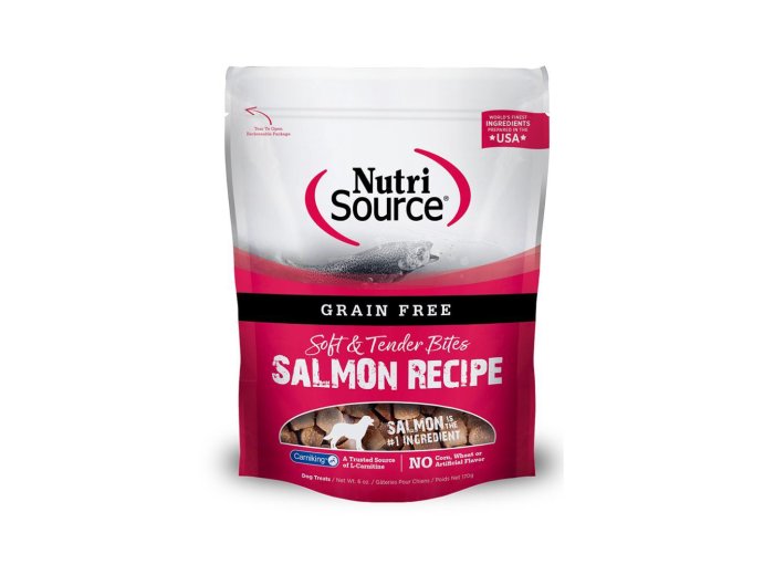 Nutrisource Dog Grain Free Treat Salmon 6oz.