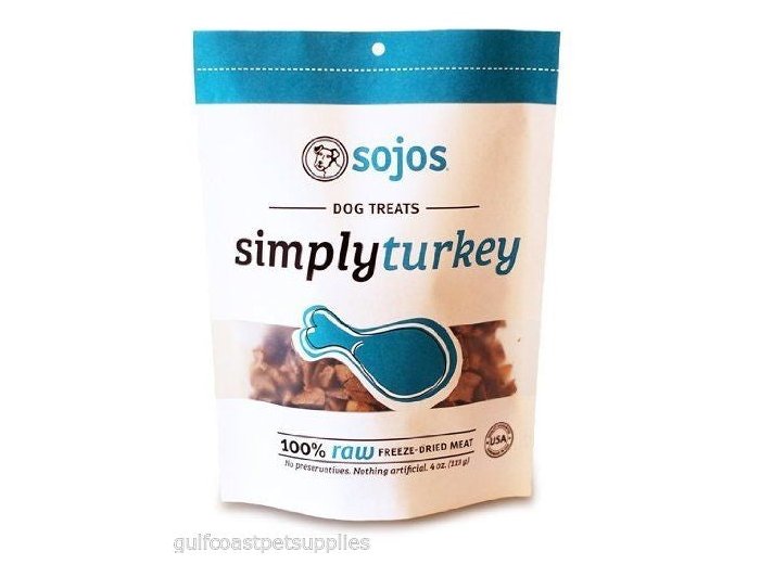 Sojos Dog Simply Turkey Treat 4 oz.