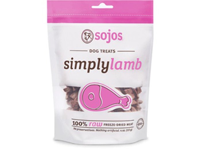 Sojos Dog Simply Lamb Treat 4oz.