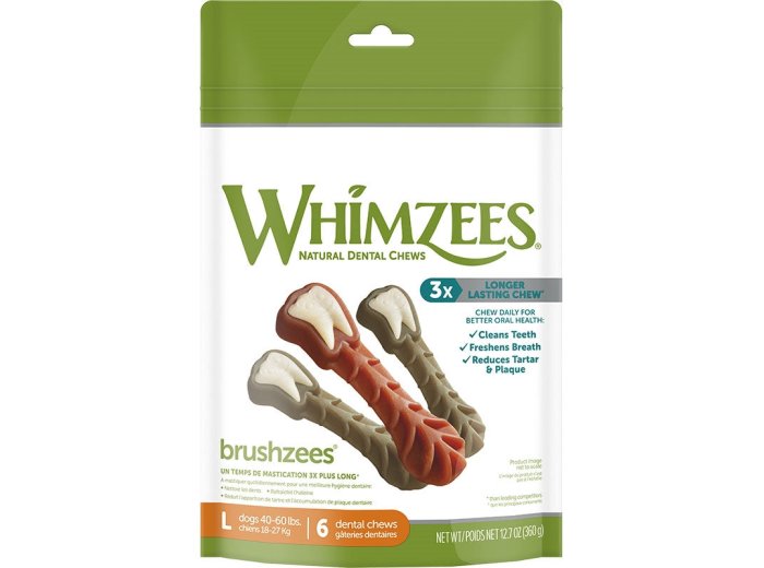 Whimzees Brushzees Large 12.7 oz. Bag