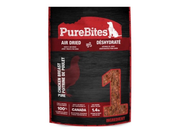 Purebites Natural Jerky Dog Treats Chicken Breast 5.5oz.