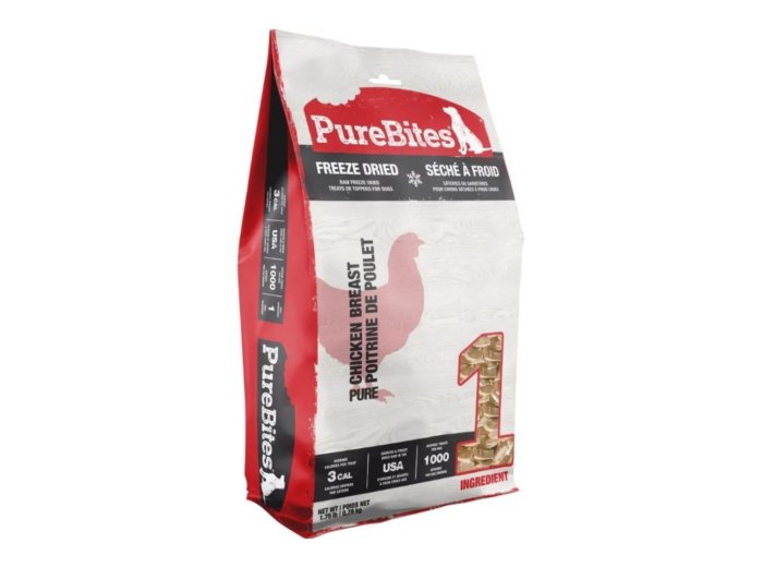 Purebites Freeze Dried Dog Treats Chicken Breast 28oz.