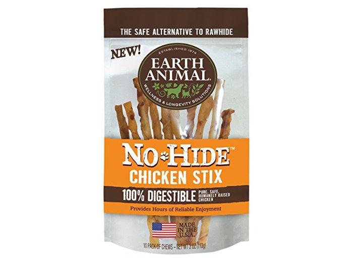 Earth Animal No Hide Chicken Stix Dog Treats; 10 Pack
