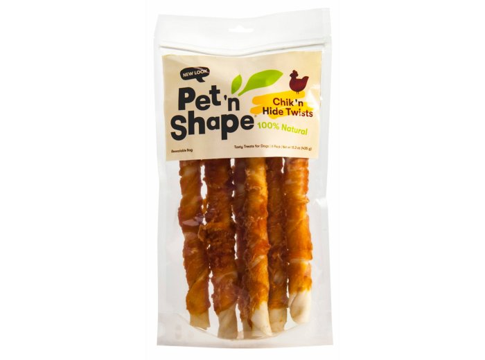 Pet 'N Shape Chik 'n Hide Twists Dog Treats 1ea/15.3 oz, 6 pk