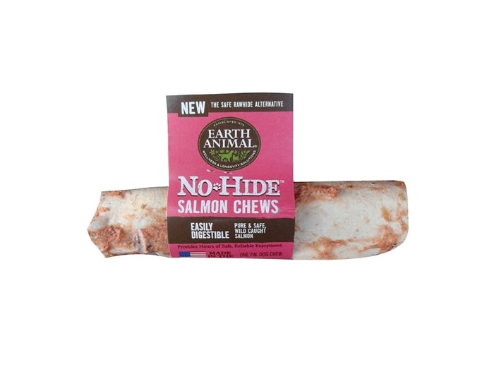Earth Animal No Hide Salmon Chews Dog Treats; Medium (Case Of 24)