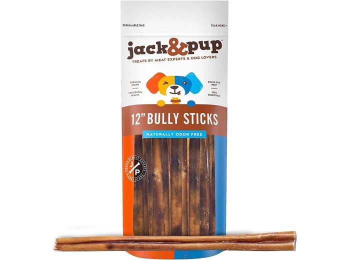 Jack & Pup 12" Bully Stick 1Lb