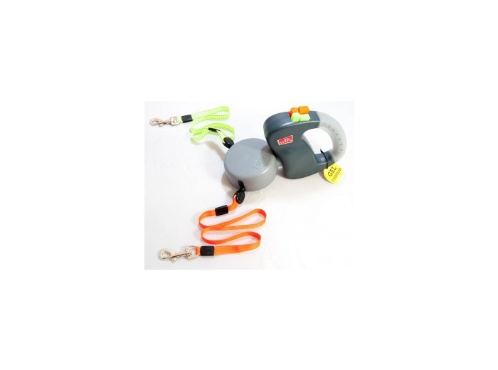 Wigzi Gel Leash - Dual Doggie Retractable