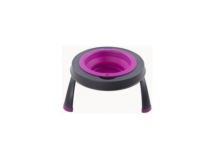 Dexas Single Elevated Feeder Pink 4 Cup