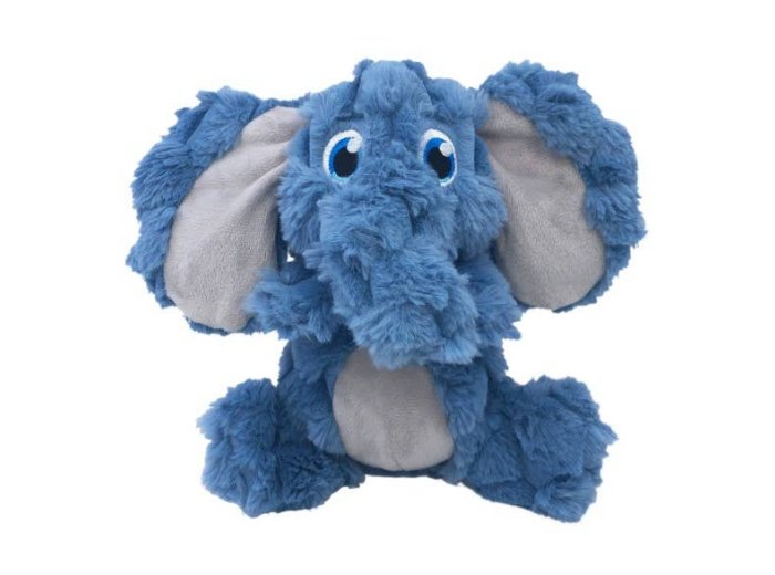 KONG® Scrumplez Elephant Dog Plush Toy Medium