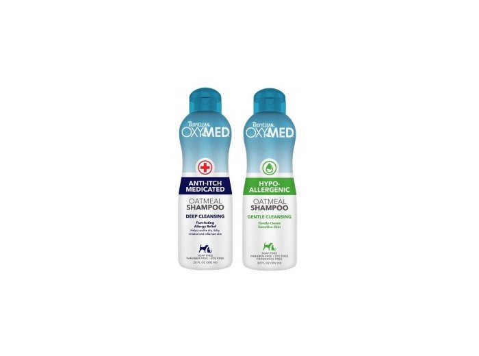 TropiClean OxyMed Medicated Shampoo 20 oz Hypo-Allergenic