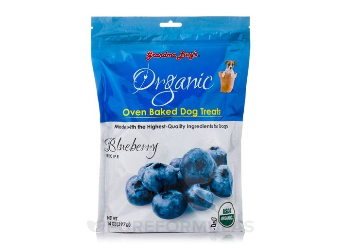 Grandma Lucys Dog Organic Baked Blueberry Treat 14 oz.