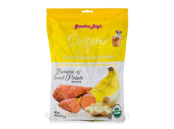 Grandma Lucys Dog Organic Baked Banana Treat 14 oz.