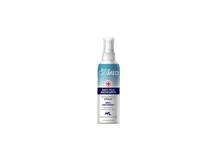 TropiClean OxyMed Medicated Spray - Soothing & Anti Itch 8 oz