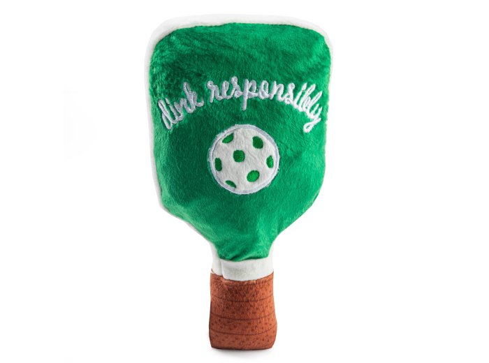 Green Stripe Pickleball Paddle by Haute Diggity Dog