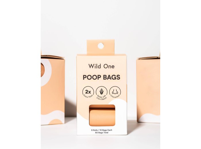 Eco Friendly Poop Bags - 6 Rolls (60 bags)