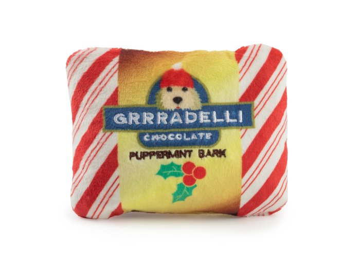Grrradelli Puppermint Bark Square Dog Toy