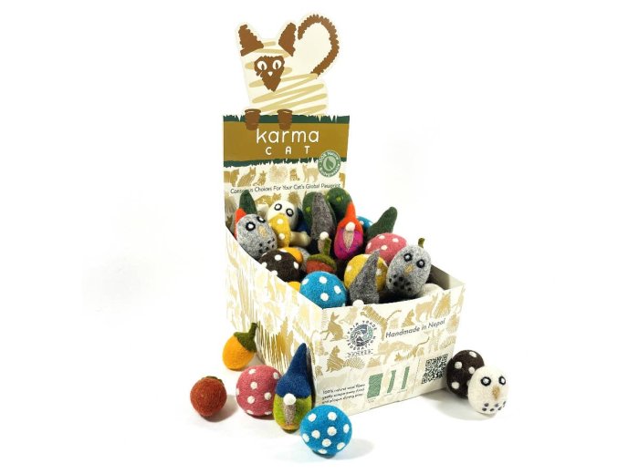 Karma Cat Toy - 60 Asst. Counter Display, Woodlands