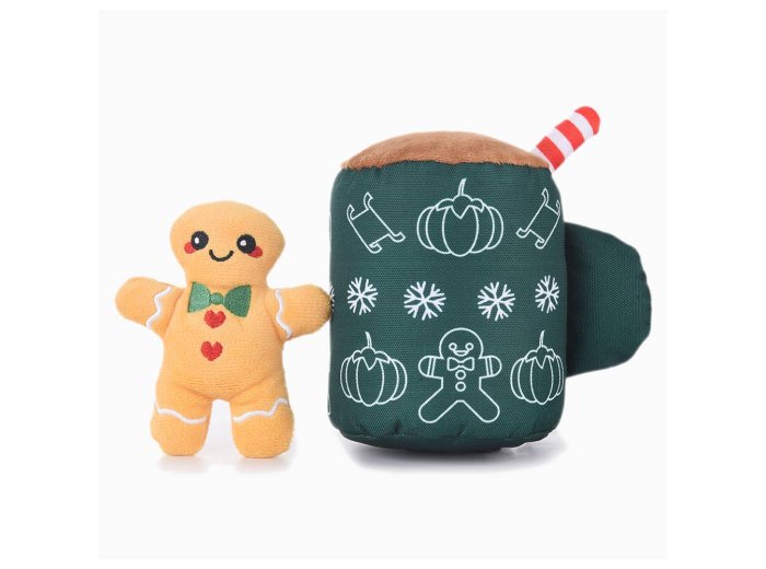 HugSmart Pet - Happy Woofmas | Gingerbread Latte