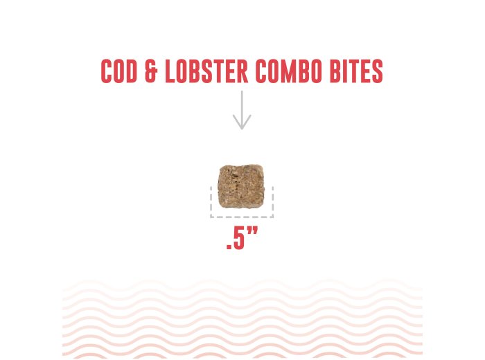 Icelandic+ Cod & Lobster Combo Bites Fish Dog Treat 3.0-oz