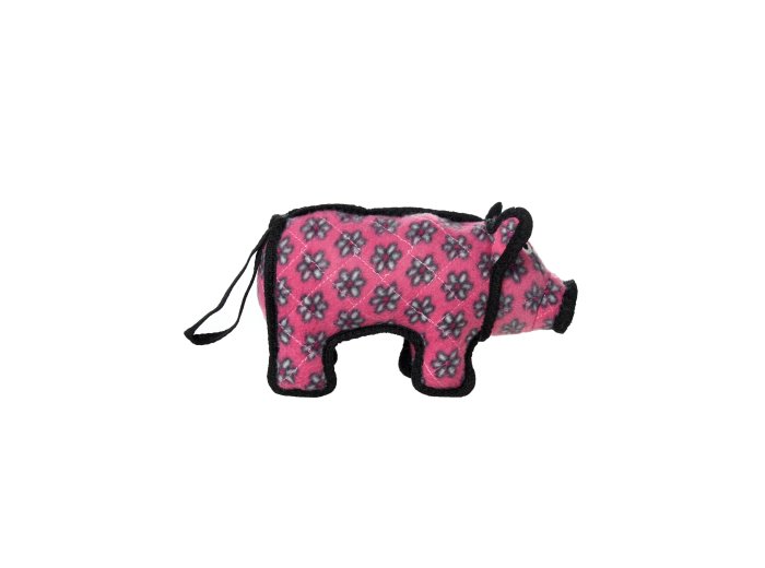 Tuffy Jr Barnyard Pig, Durable, Tough, Squeaky Dog Toy