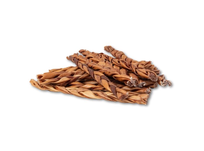 Braided Collagen Stick Dog Treats - 12" Standard (25/case)